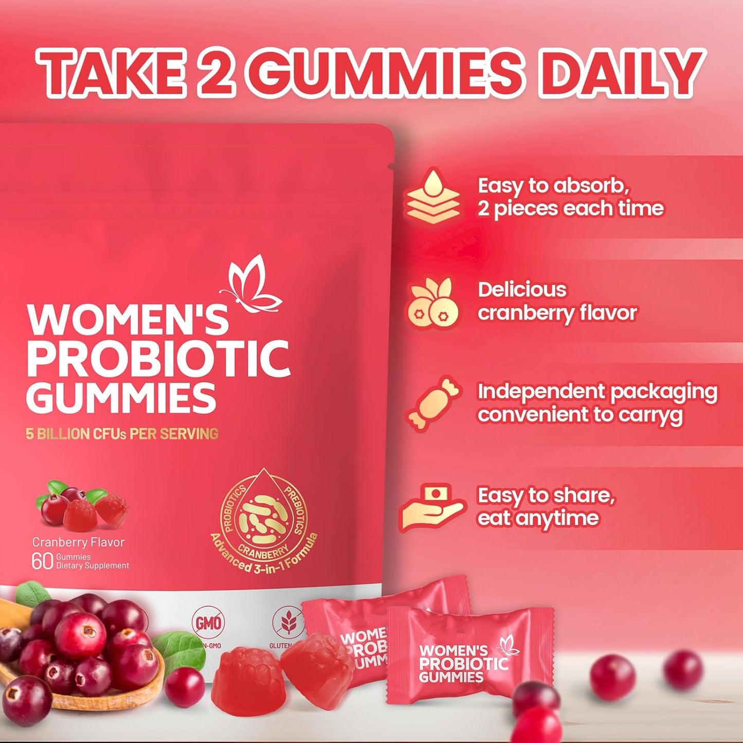 Bioma women’s probiotic gummies
