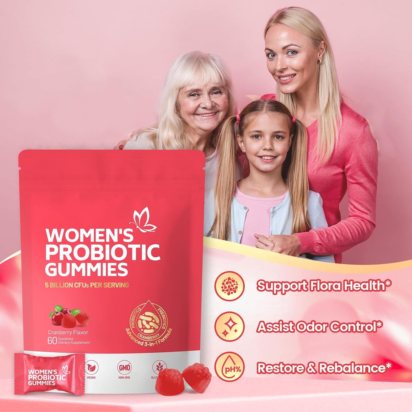 Bioma women’s probiotic gummies